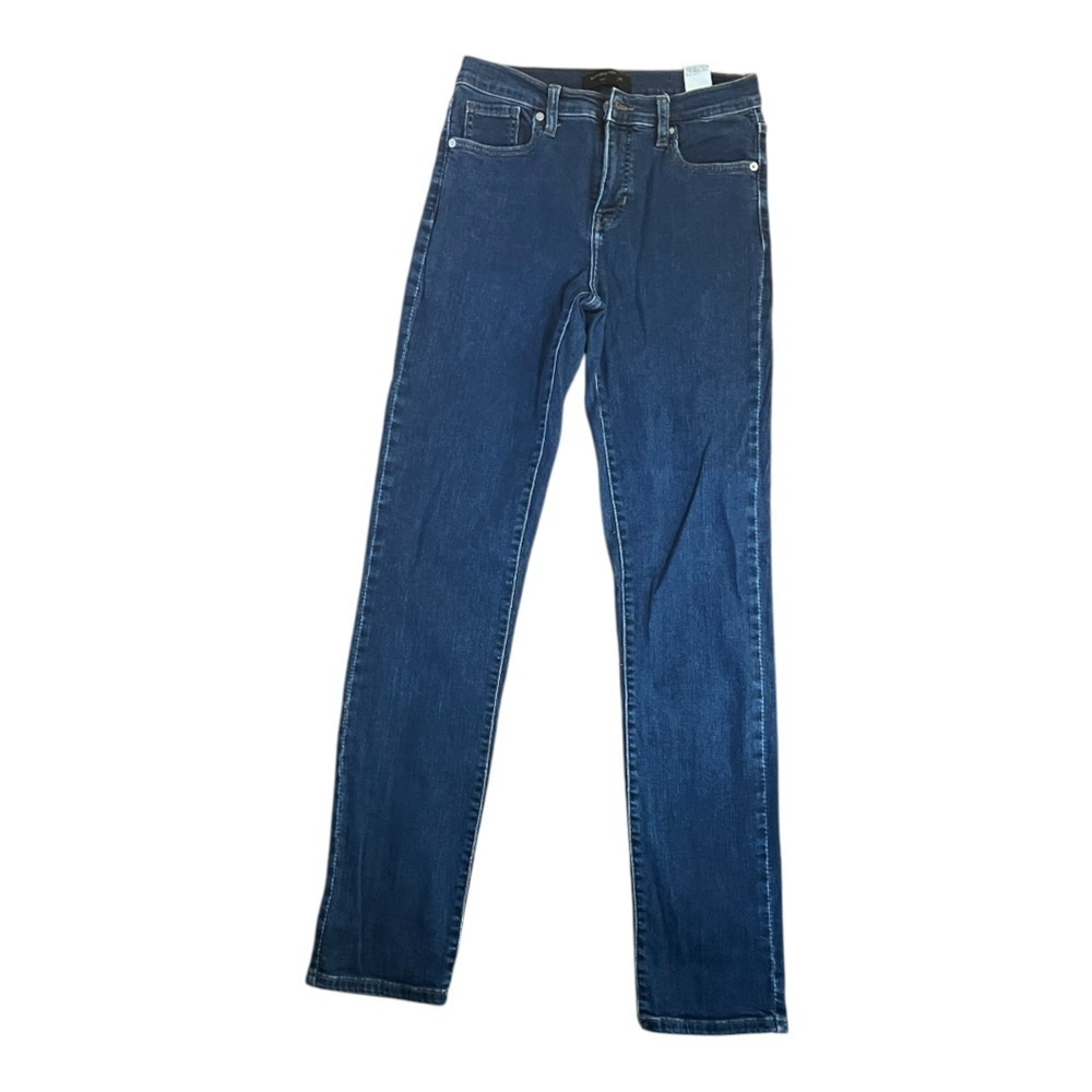 Banana Republic Women's Blue High-Rise Slim Jeans Tall
